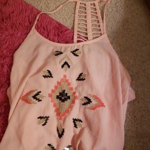 Pink summery top